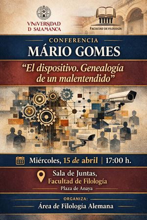 Imagen de la entrada Conferencia Mário Gomes
día 15 de abril de 2026